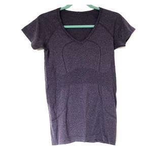 Purple Lululemon scoop top